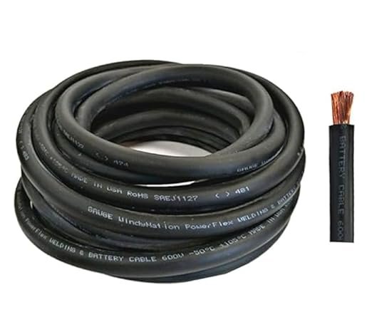 50sqmm Welding Industrial Copper Flexible Cable In Black 100Meter Roll