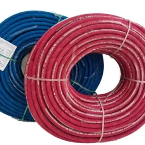 Rubber Hose Pipe For Gas Welding & Cutting Equipment Hose Pipe Red Blue 100 Meter Roll
