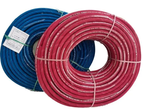 Rubber Hose Pipe For Gas Welding & Cutting Equipment Hose Pipe Red Blue 100 Meter Roll